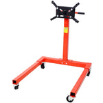 ZUN Engine Stand, 1500 LBS Motor Stand with 4 Wheels, 360 Degree Rotating Head & 4 Adjustable Arms,Metal W46565413