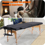 ZUN Massage Table Portable with Neck Stretcher, 84 inch Massage Bed Adjustable Lash Bed Massage Bed 58901655