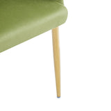 Set of 2 Luxury Handmade Accent Chair with Gold Legs, Modern Velvet Armchair for Living Room and N765P178333G