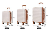 ZUN luggage sets 3 piece,carry-on luggage with wheels,check in luggage,28/24/20 inch luggage,tsa W2880P208383