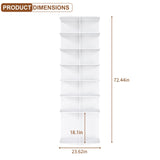 Rotating Shoe Rack Tower, 7-Tier Spinning Shoe Rack, Free Standing 360&deg Revolving Shoe Organizer, 84038263