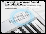 GPP-106 88 Key Folding Piano Semi-Weighted Standard Keyboards Digital Piano with MIDI Bluetooth, 49687437