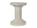 20.08" Sculptures Garden Statues, Large Roman Column Pedestal Cylinder Style, Magnesium Oxide Stone W6572P574582