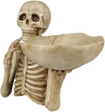Skeleton Tray - Gothic Fruit Platter, Punk Style Candy Dish & Key Holder Halloween Candy Dish Decor 14467002