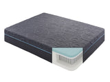 11-inch Queen Size Bed Mattress Gel-Infused Memory Foam Hybrid Mattress, Dark Gray, Mattress in a B011P212564