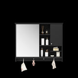 36 Inch Wall Mounted Medicine Cabinet, Bathroom Storage Cabinet with Mirror Door and Adjustabl N710P254924B