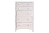 Contemporary White 1pc Chest of Drawers Plywood Pine Veneer Bedroom Furniture HS00F4239-ID-AHD