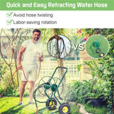 ZUN Garden hose reel truck, capable of accommodating up to 200 feet of 3/4 "hos 36962214