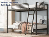 Metal Bunk Bed, Twin Over Twin Size W2889P263782