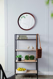 20x1.5"Transitional Decor Style Mango Wood Wall Mirror Wall Decor with Frame of Solid Mango Wood for W2078130426