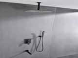 Shower System 16 Inch Square Bathroom Luxury Rain Mixer Shower Combo Set 42867322