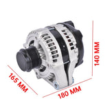 Alternator with 6-Groove Pulley 140A 12V Fits for Buick Lucerne V6 3.9L OHV CX CXL Sedan 2009-2011 33960828