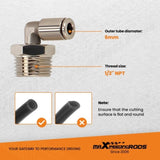 4x Air Suspension Spring Bags 2500lb Fit For Heavy Duty 1/2"NPT 3/8"-16UNC 51297309