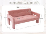 Nordic Modern Double Armchair Living Room & Bedroom Compact Upholstered Sofa Leisure Sofa 81826502