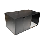 35.83" Cat Litter Box Enclosure Hidden Furniture , Modern Black Cat House with W1412P271585