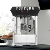 ZUN Kaitu Bar Style Popcorn Machine, 6-Ounce Popcorn Maker Popper, Black W2841P218159