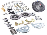 Front Disc Brake Conversion Kit 9" Booster Drilled Rotors Fits for GM A F X DBK6472LX 73606131