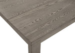 ZUN 1pc Contemporary Counter Height Expandable 18"LEAF Square Table Rustic Brown Gray Finish Dining B011P240948