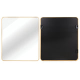 Gold 30 "x36" Rectangular Bathroom Wall Mirror W2203P310396
