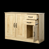 Modern Wood Buffet Sideboard with 2 doors&1 Storage and 2drawers -Entryway Serving Storage Cabinet 93151371