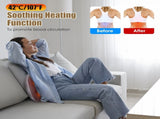 Cordless Lumbar Massager with 4 3D Kneading Nodes & Heating - 3 Intensity Levels, 2000mAh Battery 45491982
