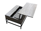 T1105-05 Gray Lift Top Coffee Table B009140752