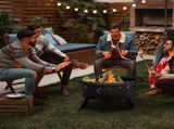 30IN Metal Fire Pit Black 80392062