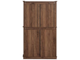 K&K 71" Tall Kitchen Pantry Cabinet with 3 Pull Out Cabinet Organizers, Farmhouse Embossed Texture N707P256507Z