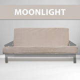 Memory Foam Infused Futon Mattress Full XL Washable Removable Cover, Heavy-Duty Zipper, Thick B181P351990