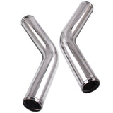 2.5 inch Universal Aluminum Intercooler Turbo Piping Kit Hose SiliconeClamp 23569745