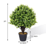 ZUN High quality decoration topiary plants artificial tree Green Artificial Tree Three branches of W2945P220539