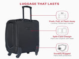 (2024) Two-piece suitcase suitcase set Oxford trolley case without password lock universal wheel W2710P242574