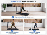 Walking Pad Treadmill with Handle Bar and Adjustable Incline, Compact Portable Treadmills for Home W2031P455220
