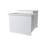 White Coffee Table with Open Storage B062P290252