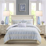 Modern Table Lamp Set of 2 Touch Control, 27" Tall Blue Art Ceramic Bedside Lamp with USB Ports, W3355P323228