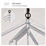 4-Light Farmhouse Chandeliers, Matte Black and Sliver Matte Black Vintage Cage Light Fixture W1592P230610