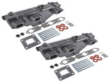 2*Exhaust Manifold w/gaskets bolts Replacement for Mercruiser GM 4.3 2002-UP Dry Joint Riser 79647865