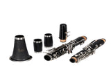 17 Keys Flat B Black Clarinet with Two Mouthpieces Connector for Beginner 14854491