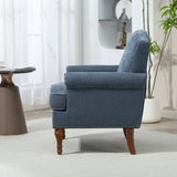 Accent Chair.Nailhead Trim Armchair for Living Room,Comfy Chenille Club Sofa Chair,Springs Cushions W3042P262907