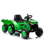 ZUN 12V Kids Ride On Electric Tractor Black Knight,Kids Ride On Toy.2WD,Non-skid tires, steering wheel, 81177813