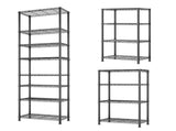 8 tier Heavy Duty Storage Shelves 78.74" H Wire Shelving Unit with Wheels 1600LBS NSF Metal Shelves 15208814