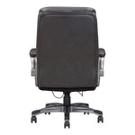 ZUN Classic Gray Bonded Leather Upholstered Office Chair with Adjustable Armrest, Height and 360 Degree B011P204481