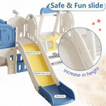 ZUN Toddler Slide, Kids Slide for Toddlers Age 1-4, 11in 1 Baby Slide Outdoor Indoor Playground with W509P227265