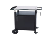 Outdoor Grill Table Cart with Stainless Steel Movable Kitchen Island with Large Storage 21663639