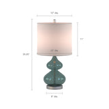 Ellipse Curved Glass Table Lamp, Set of 2 B03594971
