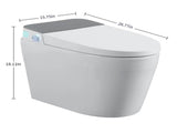 Tankless Smart Toilet With Bidet Built In, One-piece Bidet Toilet Seat, Auto Flush,Heated Seat, Warm T5879P486659