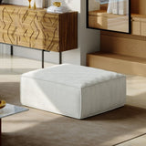 Sectional Sofa Ottoman with Storage, Cream W3147P277227