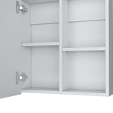 Duma 21.1" H x 19.7" W Mirror Medicine Cabinet, One door with Four interior Shelves for Bathroom, B070P242489
