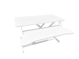 32 Inch Desk Converter, Height Adjustable Sit to Stand Riser, Dual Monitor and Laptop Workstation 64781257