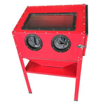 ZUN 60 Gallon Bench Top Air Sandblasting Cabinet Sandblaster Blast Large Cabinet Red 75207636